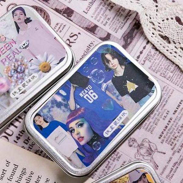 

моды bullet девушки 45pcs фото для сбора винограда девушки подарков наклейки симпатичные журнал канцтовары декоративные наклейки srapbooking