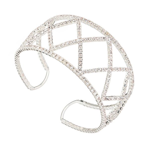

yfjewe brand exaggerated chain statement charm bracelet jewelry high-quality woman crystal bracelets b253, Black
