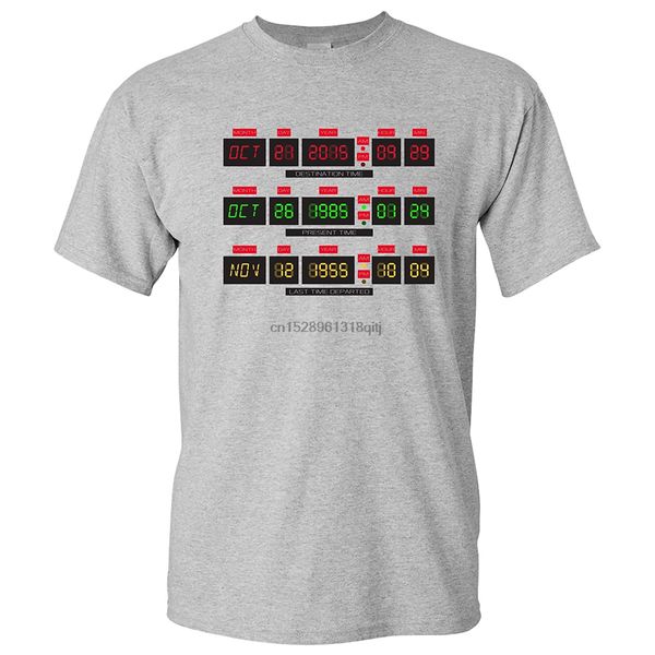 

ugp campus apparel delorean dashboard - time travel movie car 80's pop culture t shirt(1