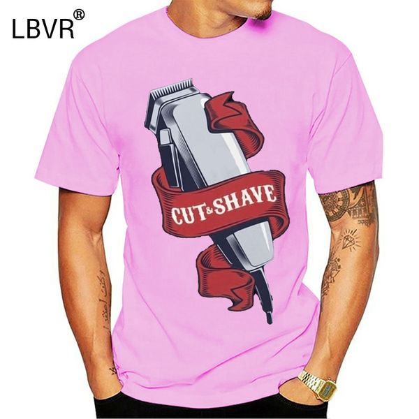 

уникальный дизайн для man tee shirt парикмахерская hipster машинка для стрижки волос cut бритье vintage мягкий хлопок o-образным вырезом май