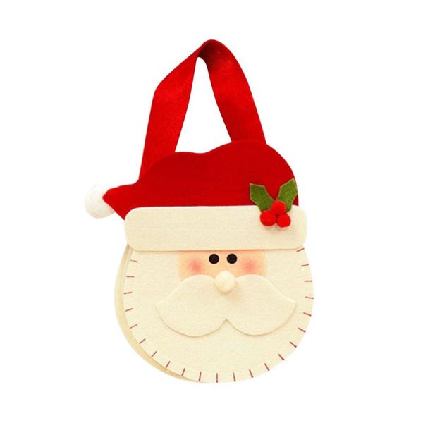 

christmas 3d decorative bags felt candy sweet gift bags for christmas decoration (santa claus type