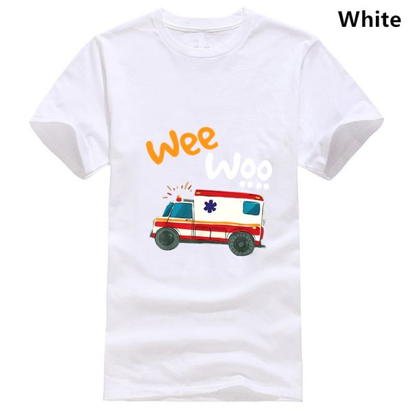 

wee woo ambulance amr funny ems emt paramedic novelty gift t shirt
