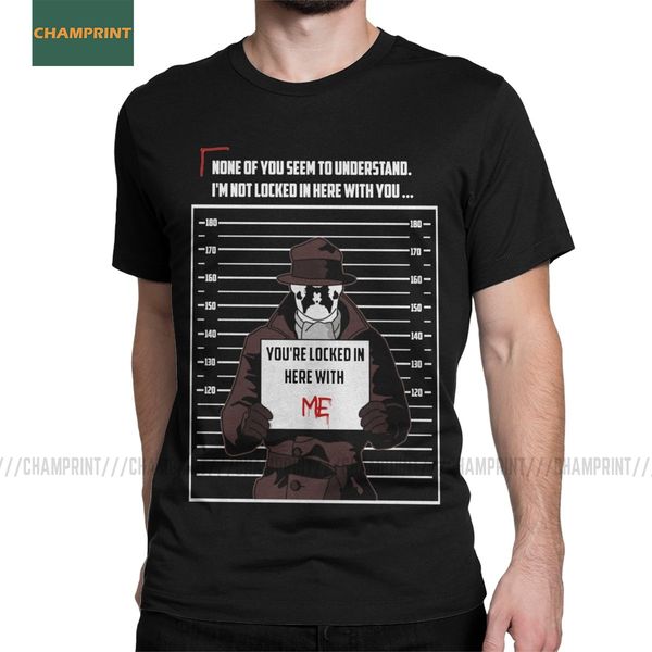 

mugshot watchmen футболки мужские smiley dr manhattan эмо нигилист герои урожай хлопка tee shirt с коротким рукавом футболки летние топы