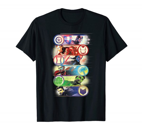 

endgame super heroes team up t-shirt