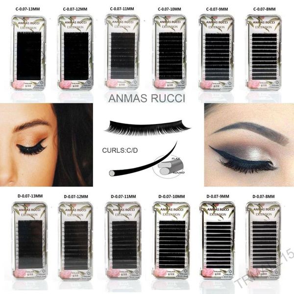 

false eyelashes anmas rucci curls c/d natural round diy mink fake lashes extensions