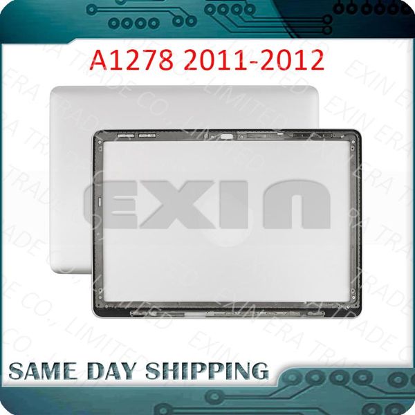 

computer cables & connectors original for pro 13" unibody a1278 lcd back cover lid 2011 2012 year mc700 md313 mc724 md314 md101 md102