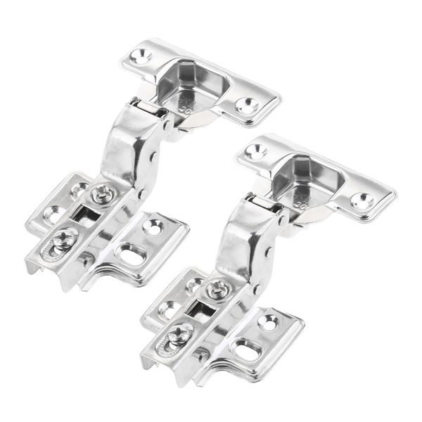 

2 pieces stainless steel cabinet cupboard door hinge furniture hardware