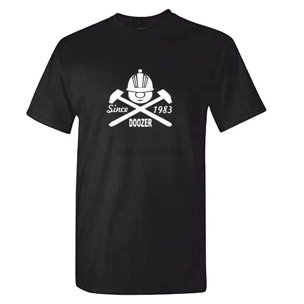 

mens black rock fraggle tshirt - ретро 80х детский мультфильм doozer с 1983