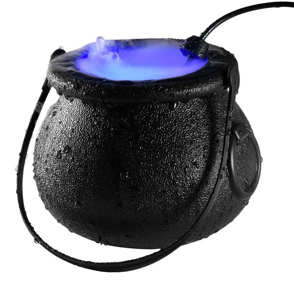 

1 pcs fog machine halloween witch atomizer lamp witch frosted pot lighting color changing atmosphere maker decor