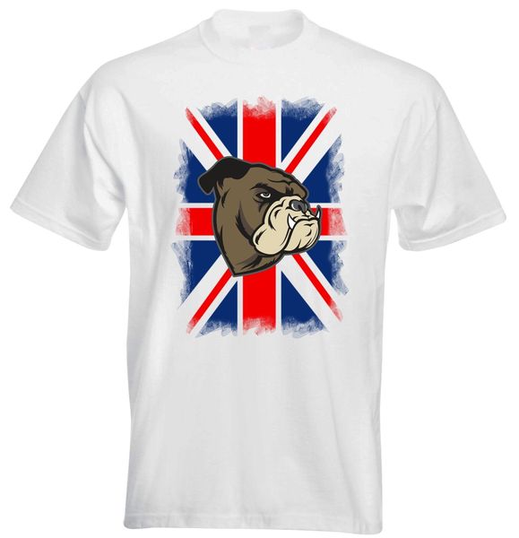 

fashion men t shirt union flag united kingdom great britain british bulldog sporter team gb t shirt summer t-shirt