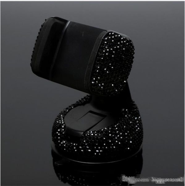 

luxury diamond car phone holder suitable for windshield and air outlet car bracket for iphone samsung smart phone universal