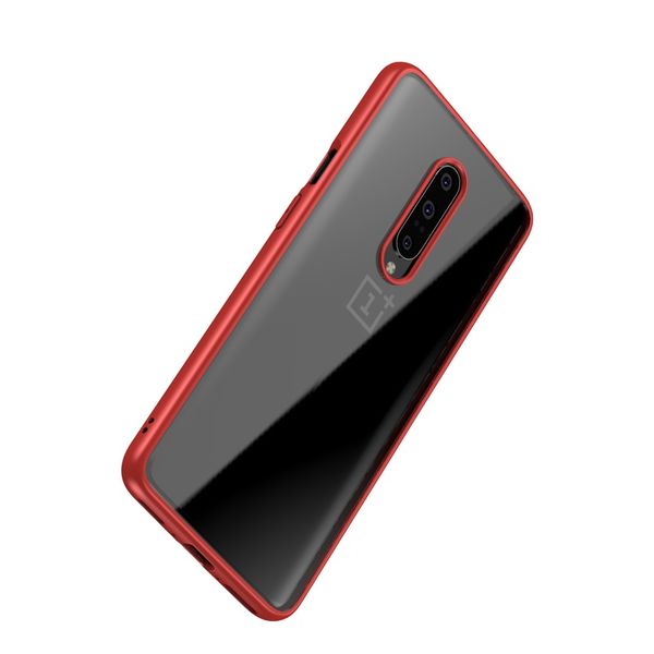 

crystal clear phone case for oneplus 7 pro slim case cell phone protective cover silicone bumper full protective case