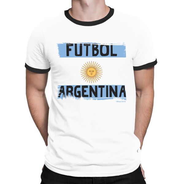 

new mens t-shir summer casual argentina footballer patriotic short sleeveless t shirt
