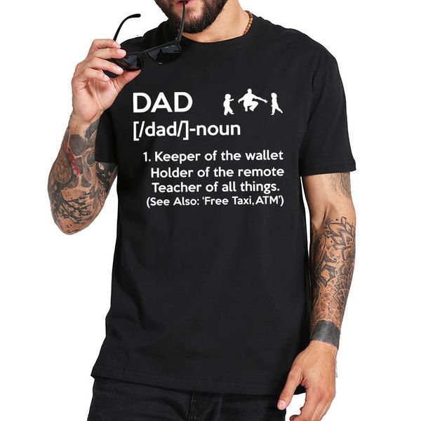 

funny dad dictionary definition t shirt father day tshirt eu size 100% cotton premium crew neck tee