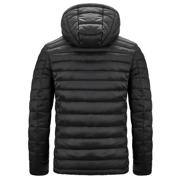 

men's winter warm outdoor down jacket fashion vqpqkhtj, Black