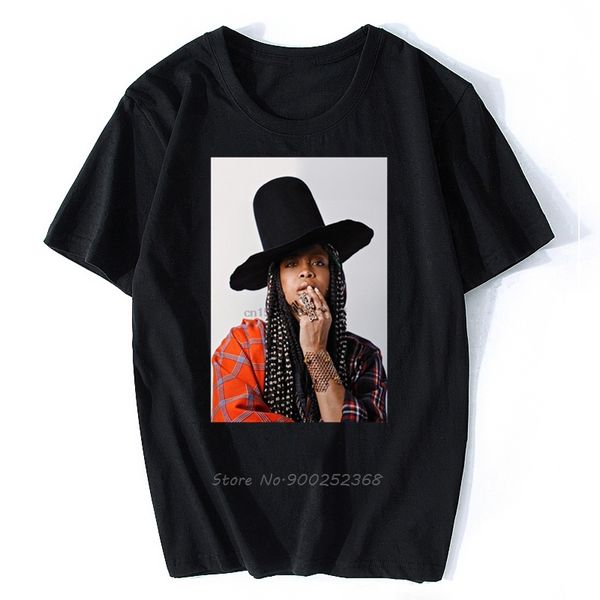 

erykah badu tshirt american singersong writerdelivery t-shirt men cotton tees harajuku streetwear