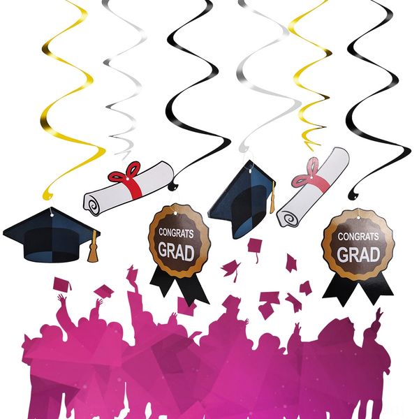 

ceremony pvc spiral graduation season flower celebration ornaments hanging ornamentshanging ornaments graduation celebration party decorati