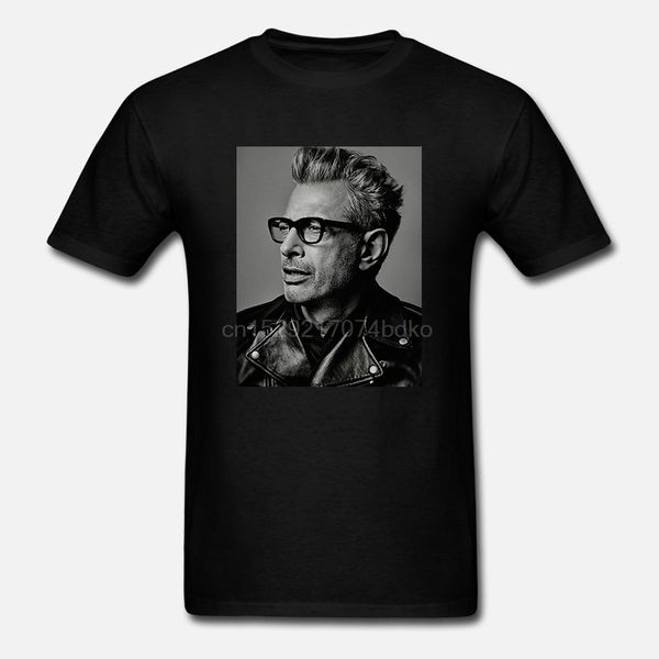 

printed men t shirt cotton o-neck tshirts jeff goldblum serious short-sleeve women t-shirt