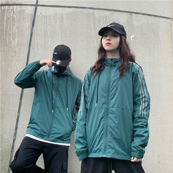 

jackets zipper hoodies windbreaker men casual hooded jackets autumn tracksuit streetwear bomber thin coat 2834, Black;brown