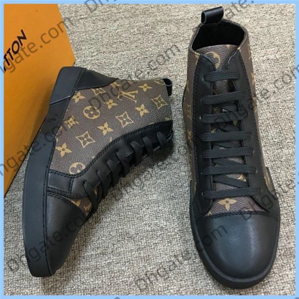 

1q 2020 new arrivals mens womens fashion platform shoes flat casual lady walking casual sneakers mens trainers shoes leather, Black