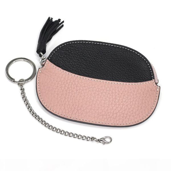 

2020 fashion genuine leather men wallet leisure women wallet leather purse for men card holders wallet c6200, Red;black