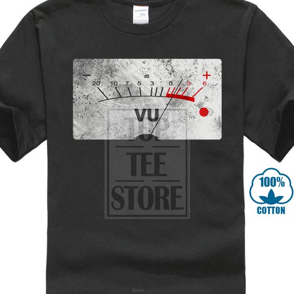 

vu volume units meter ii t shirt decibel music bass retro vinyl stereo music fashion t shirt