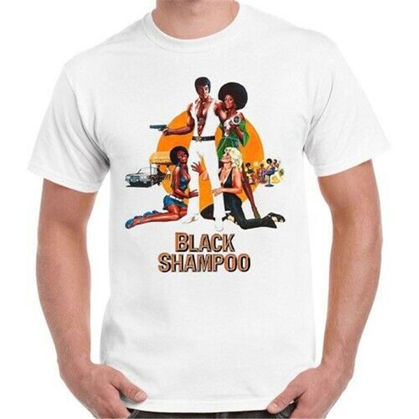 

black shampoo 70s movie action film poster retro t shirt 35 pure cotton tee shirt