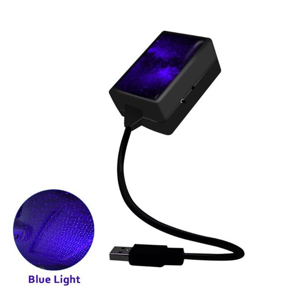 

3 modes romantic atmosphere bendable bedroom automatic rotating plug and play usb charging led lamp car roof star night light