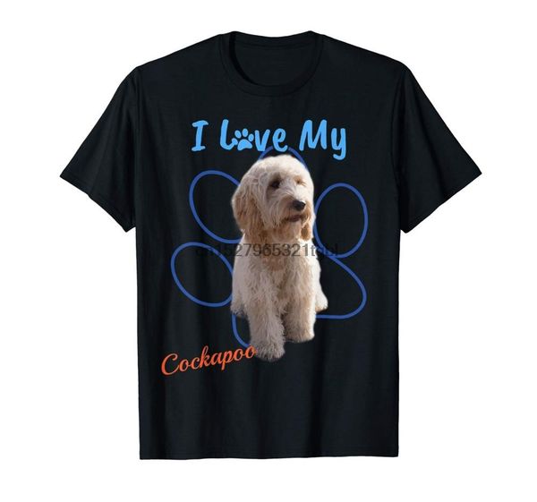 

i love my cock apoo dog lover paw print t-shirt men suit fashion casual slim fit brand clothes sports t shirts