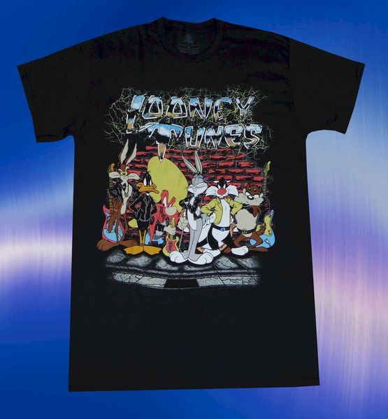 

новый looney tunes street состав mens vintage t-shirt