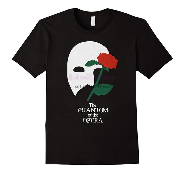 

the phantom of the opera broadway show musical men white t shirt size s to 3xl t shirt casual short sleeve light tee