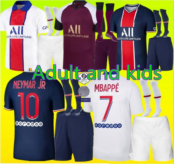

new 20 21 and kids kit psg jersey 20 21 mbappe verratti cavani di maria maillot de foot child paris kids football shirt kit, Black;yellow