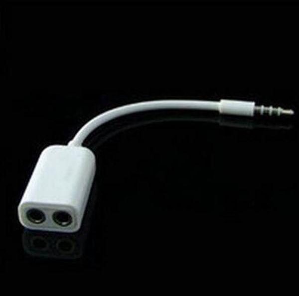 

3.5mm 1 male to 2 female audio headphone headset earphone splitter cable