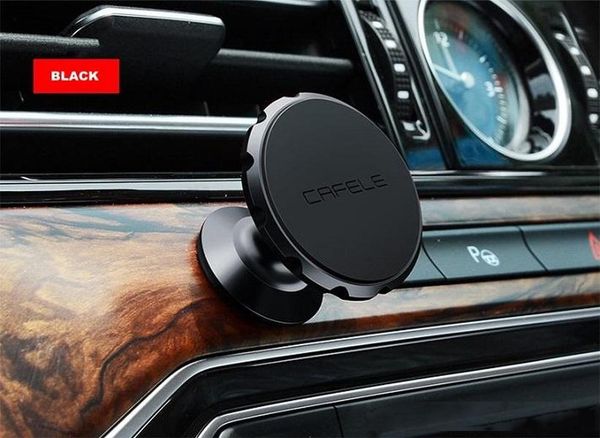 

magnetic phone car mount cafele universal 360Â° rotation magnet car phone holder metal stand dashboard car cradle mount