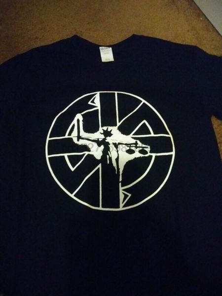 

crass свободы масштаб логотип t shirt 80s мир панк против войны