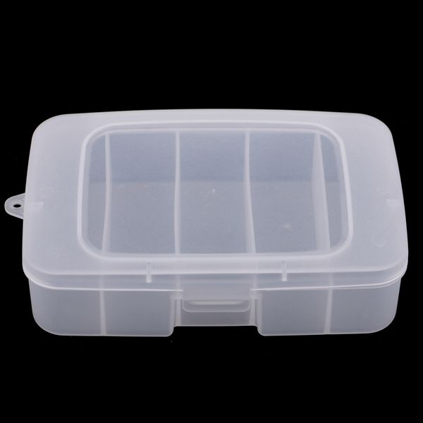 

5 compartments waterproof fishing lure bait hook tackle box storage case