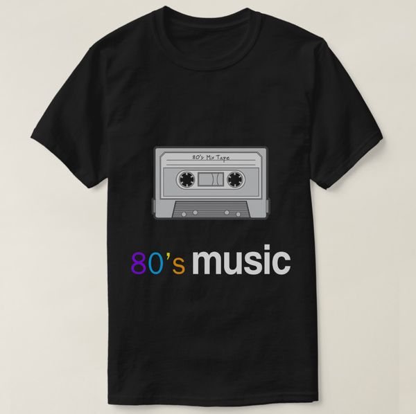

2019 printed men t shirt cotton short sleeve 80 music t-shirt women tshirt