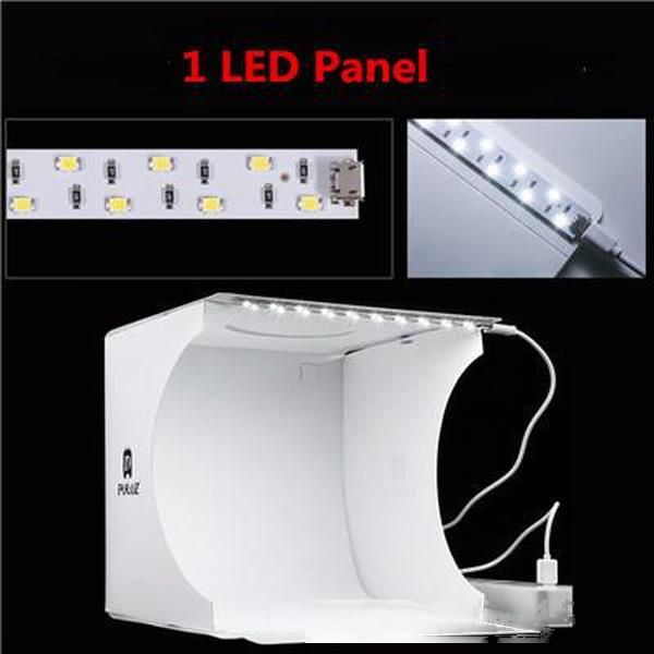 

heap p studio accessories puluz 20*20cm 8 mini folding studio diffuse soft box lightbox with led light black white pgraphy backgr