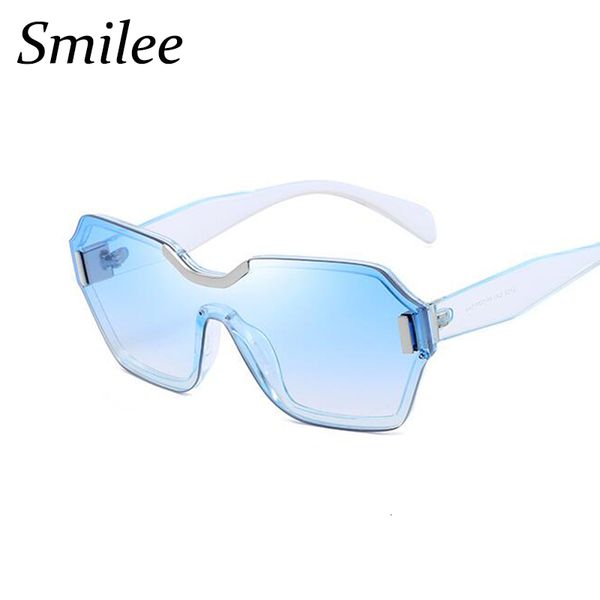 

frame rimless plastic woman square itkue blue sun elegant luxury glasses royal fashion oversized 2019 sunglasses female sjbhc, White;black