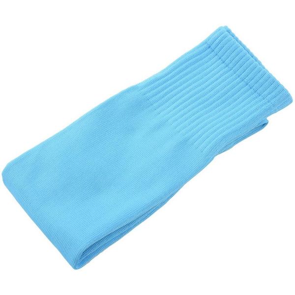 

men's sports baseball hockey soccer socks long high sock (light blue), Black