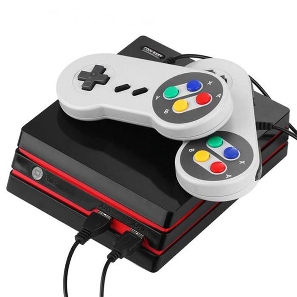 

classic games rs-34 hd family game console tv video game console dual wired gamepad hd av dual output support sd card