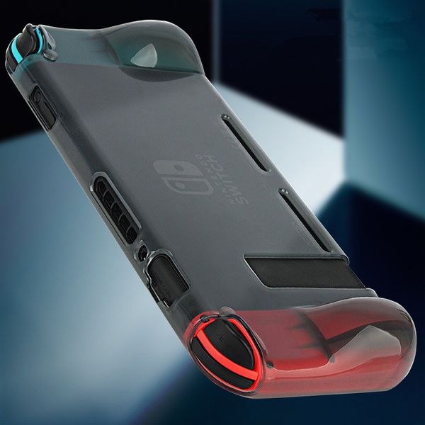 

new product tpu pc case for nintendo ns switch game console custom your own deisgn transparent soft anti-fall shell back protective cover