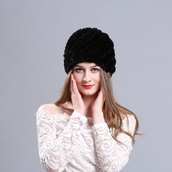 

hat women winter fluffy knitted cap warm skiing pineapple hats cap warm hand hook dome lazy fur hat caps gorros, Blue;gray