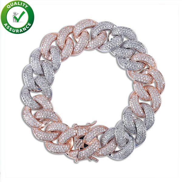 

дизайнер браслет хип-хоп ювелирных изделий мужчины iced out браслет bling алмазная теннис браслеты дорогих цепи аксессуары браслеты любовь ш, Black