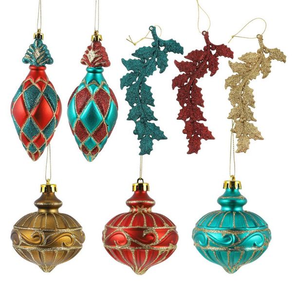 

1 set decorative portable christmas ball pendants l home