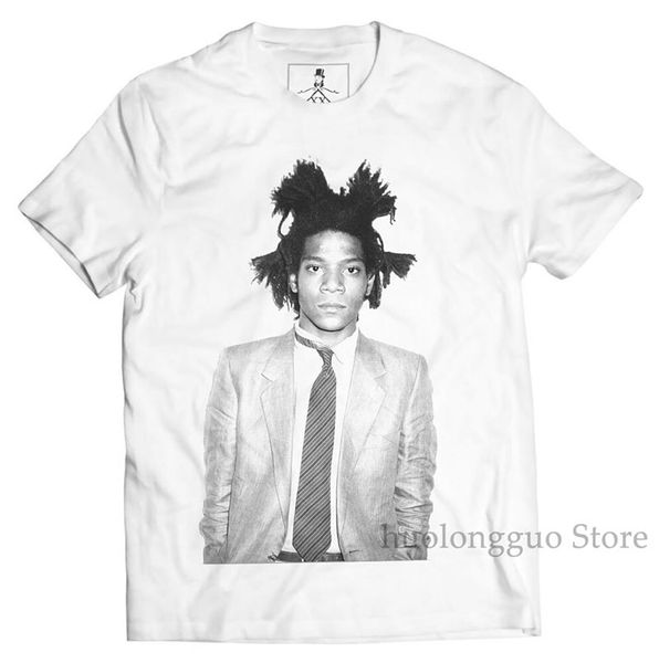 

jean michel basquiat art graffiti designer fashion street wear graphic t-shirt 100% cotton men t shirt women tee