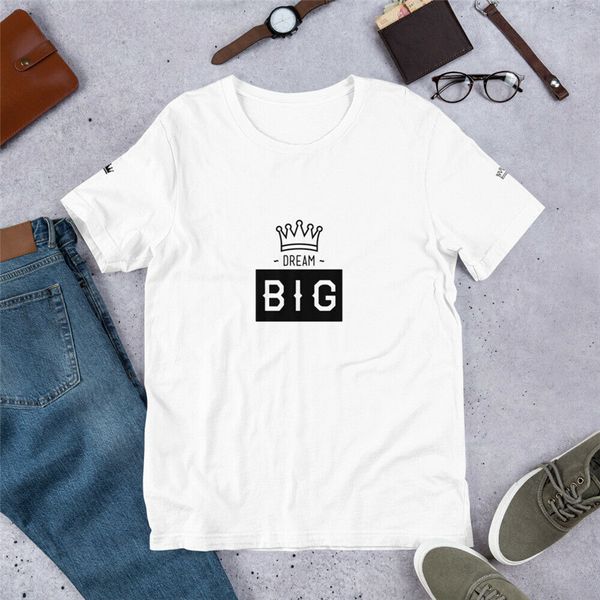 

dream big short-sleeve t-shirt men clothes tee shirt