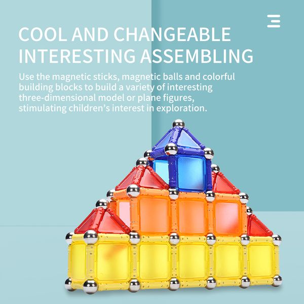 

350pcs mini magnetic building blocks magnetic designer constructor toy magnet building block model educational toys children's toys gif