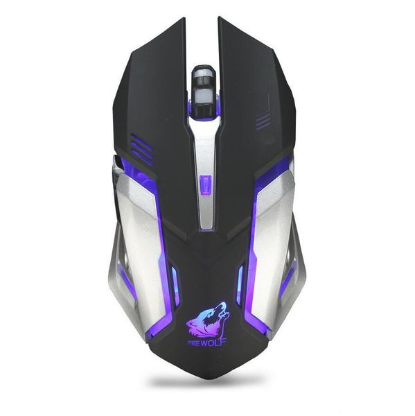 

2.4ghz wireless rechargeable led backlit usb optical ergonomic silent gaming gamer mouse 2400dpi 6 buttons pc lapgxd