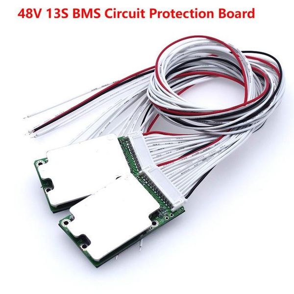 

battery accessories 1pcs 48v 13s 20a 70a li-ion 18650 battery pack bms pcb board pcm w/ balance integrated circuits board for